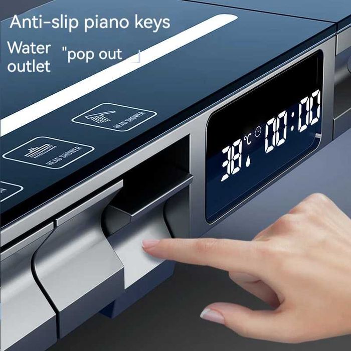 Модерен интелигентен термостатен душ за баня с дисплей и LED подсветка