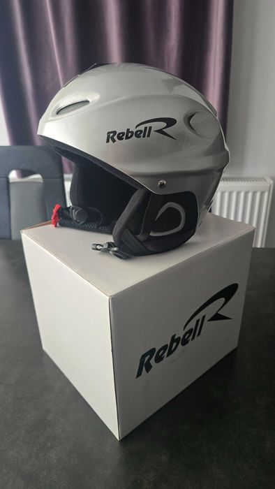 Cască de schi adulți Rebell plus ochelari de schi Wedze.