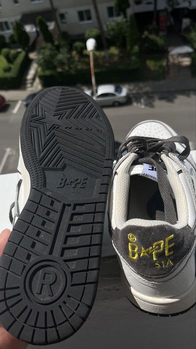 Bape Sta White Silver