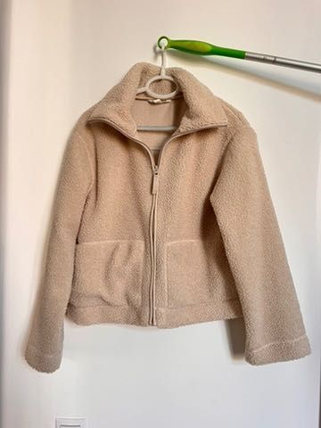 Geacă fleece teddy crem / bej