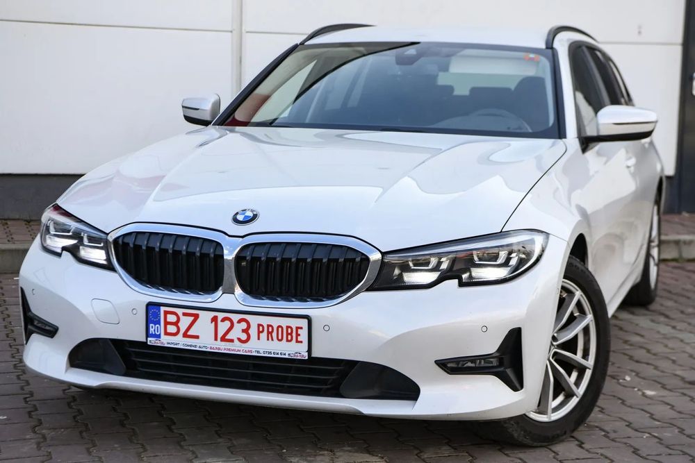 BMW Seria 3 Alb perlat/ xDrive/ Volan M/ Hi-Fi/ Full Led/ Apple CarPlay/ Garantie