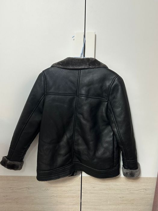 Кожанная куртка ZARA.