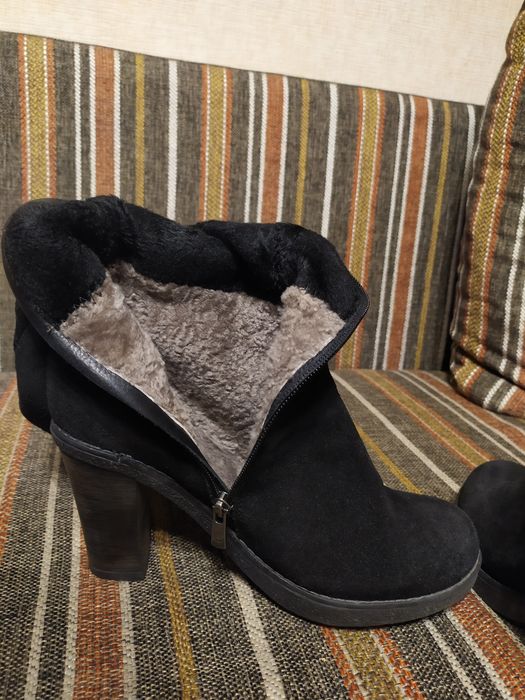 Сапоги замшевые Турция