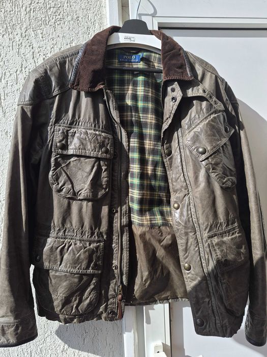 Vand geaca de piele noua Ralph Laurent. 1000 lei.