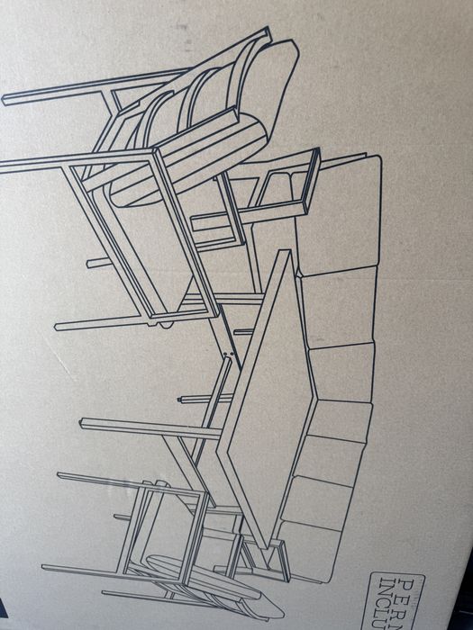Masa de terasa gradina noua Grandio Tahiti – aluminiu, elegantă, nefolosită