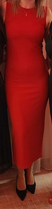 Rochie Zara rosie marimea S colectia actuală