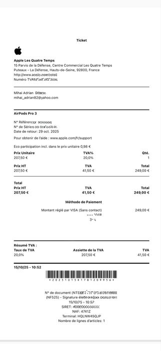 AirPods  Pro3 ultima generatie