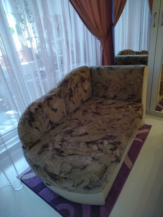 Canapea 1 persoana extensibila cu ladă de depozitare