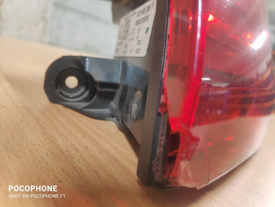 Десен LED стоп Audi A6 C7 4G / Ауди А6 Ц7 4Г 2018г. Със Забележки!