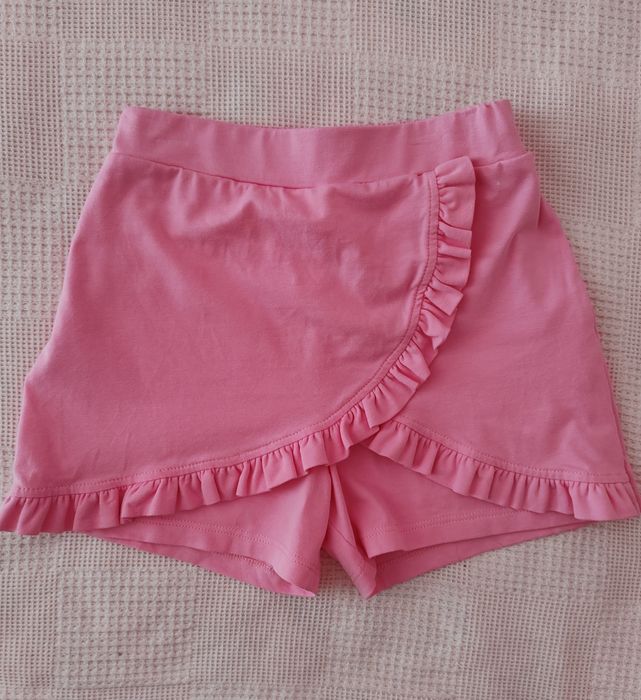 Пола-панталон с къдрички 122 см 7 г