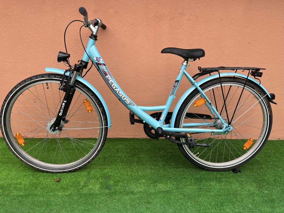 Като Нов Алуминиев Велисипед PEGASUS 26цола 7скорост Вътрешни