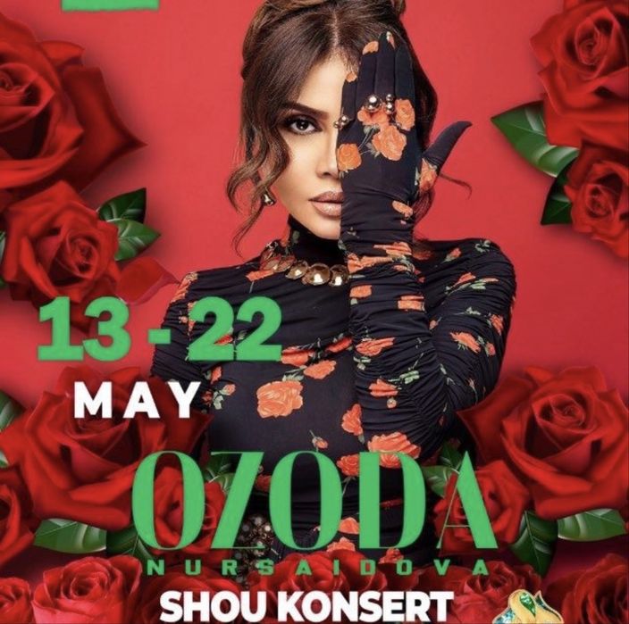 Ozoda Nursaidova konsertiga bilet