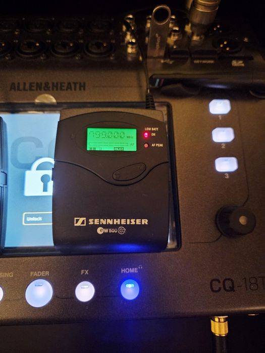 Lavaliere Sennheiser EW 100 G2 + EW 500 G2 – 2 sisteme wireless complete