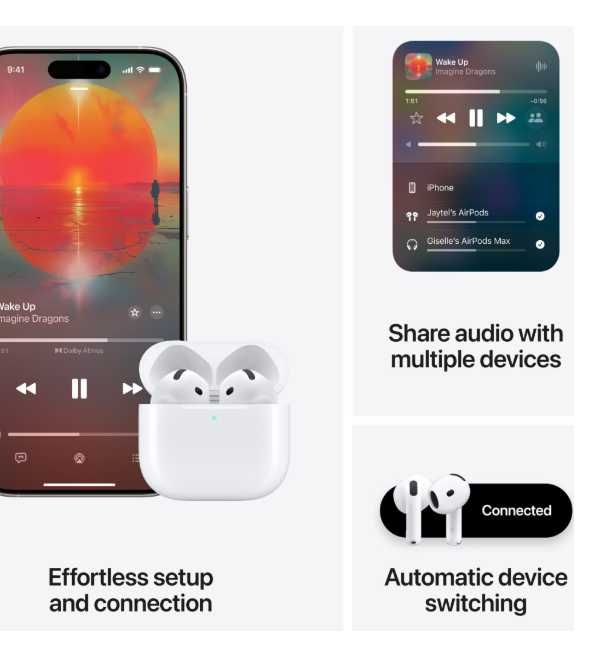 Casti Apple AirPods 4/originale apple cu garantie si factura
