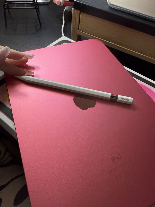 Ipad (10th Generation) 2022, 64 GB, Roz+ Stylus Apple Pencil USB-C, Alb+ Husa