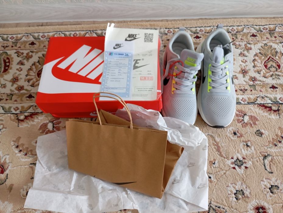 Кроссовки NIKE, текстиль, летние