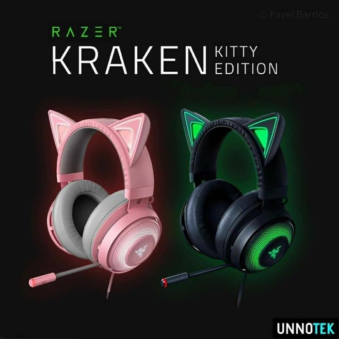 Распродажа! Razer Kraken Kitty RGB Наушники Подарок для девушки