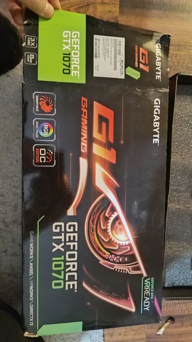 Видеокарта Gigabyte  G1 GAMING  GTX1070  8GB