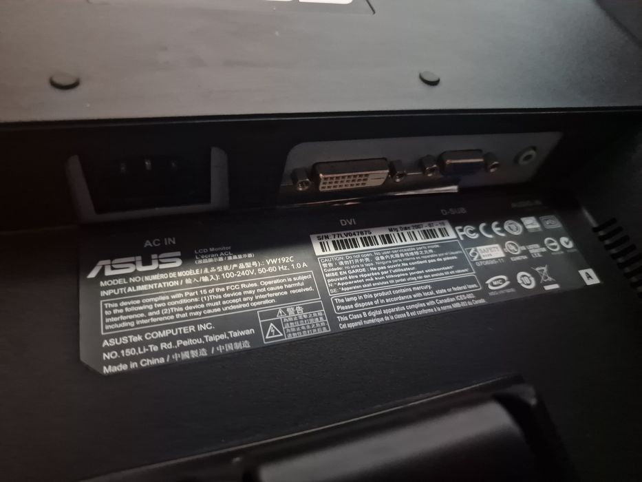 Monitor Asus VW192 19 inch Slobozia Conachi • OLX.ro