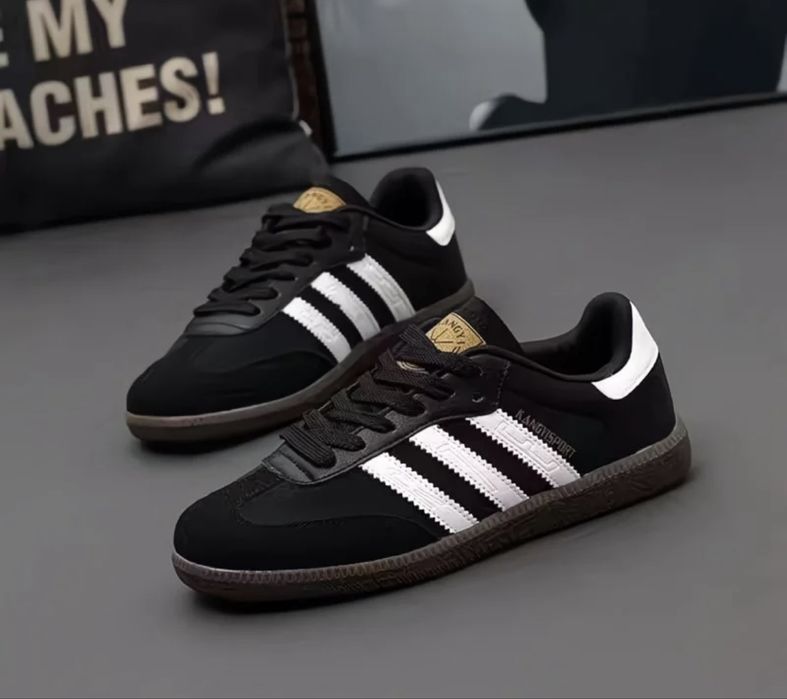 Кросовка кеды adidas самбо черный