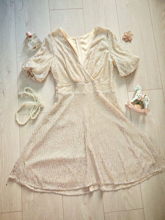 rochie stralucitoare paiete marime S