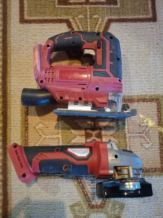 Акумулаторен ъглошлайф и зеге райдер