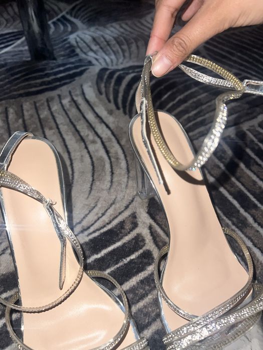 Дамски токчета блестящи