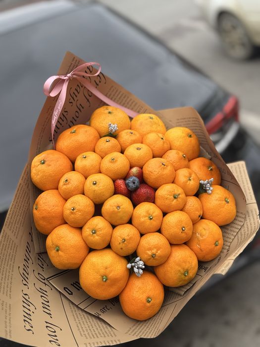 Мандариновые букеты