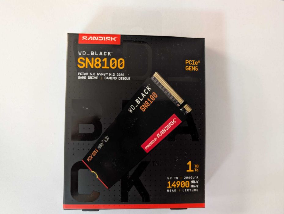 WD Black SN 8100 by SANDISK/ 1TB / PCIe GEN5