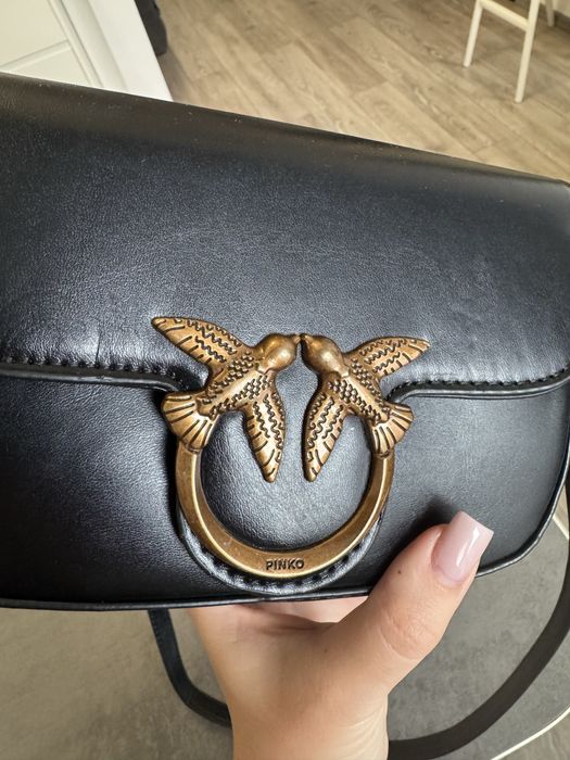 Geanta neagra imitatie de piele