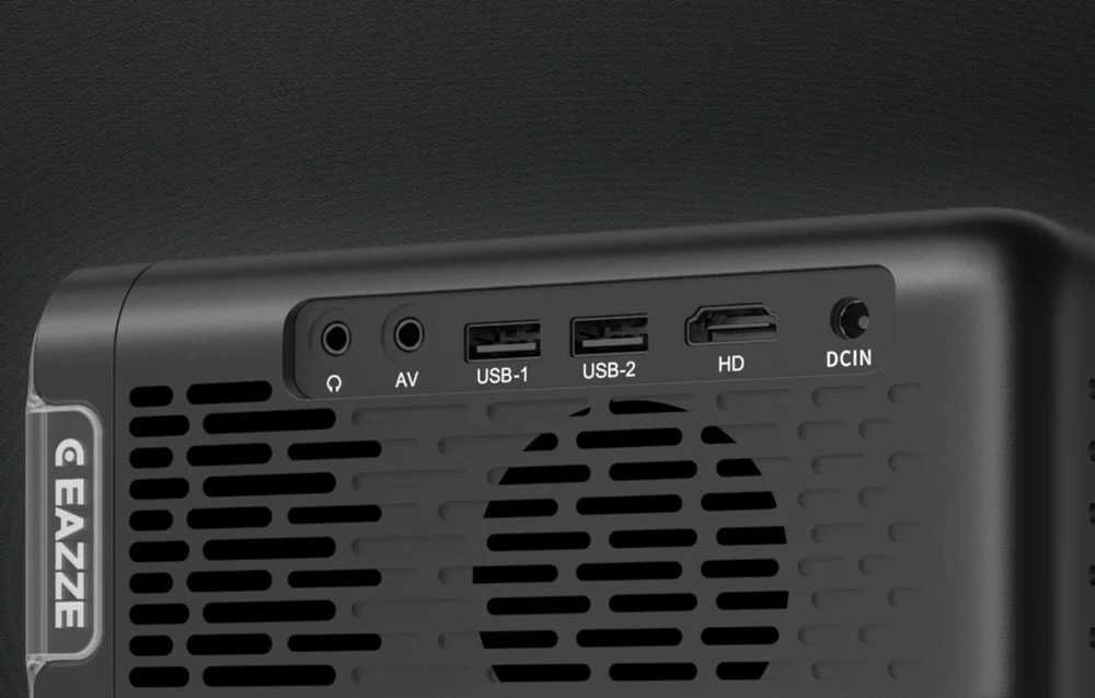 Videoproiector Aurzen Eazze D1 Pro, Full HD, 1920x1080p, 350 lm, Difuzoare Integrate
