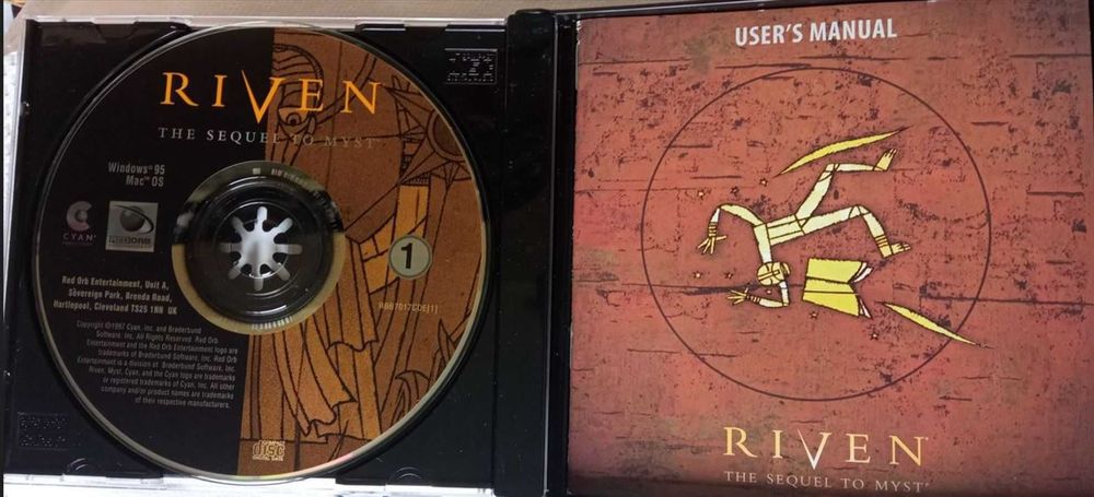 Riven (The sequel to Myst) PC РЕТРО Win 95