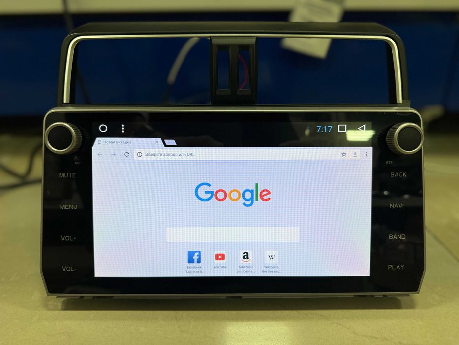 Проигрыватель, автомагнитола Android на Toyota Prado 150