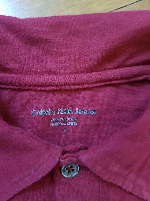Детска блузка CALVIN KLEIN за 5-6 г. момче. ОРИГИНАЛНА! САЩ!