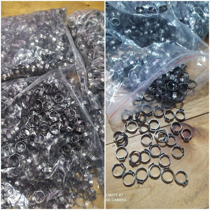 Хомуты из стали для зажима шлангов