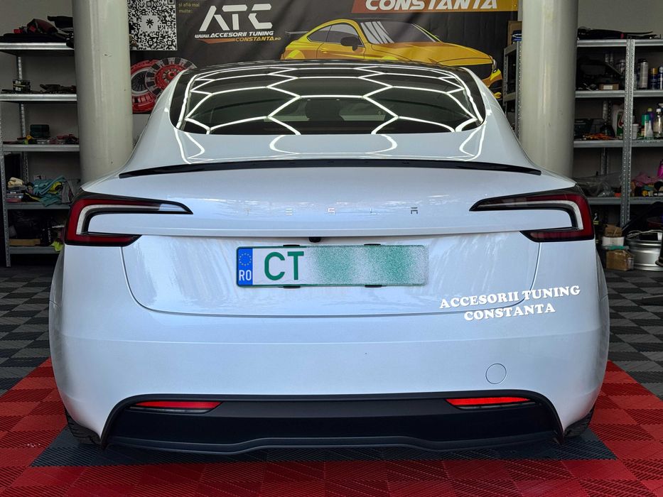 Eleron Portbagaj - Tesla Model 3 Negru Lucios