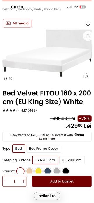 Pat 160/200. BELIANI