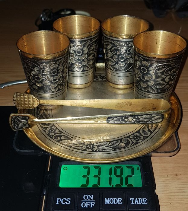 Столовые наборы. Серебро 875 пробы ссср по цене за 1 грамм