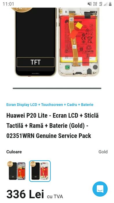 Display Huawei p20 lite