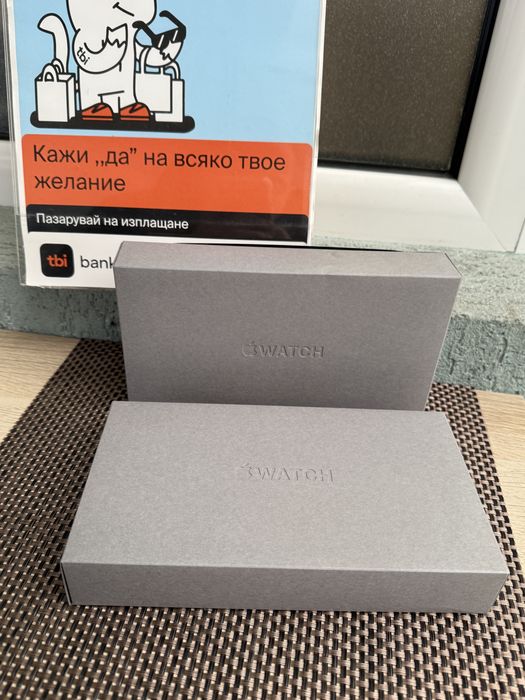 ЛИЗИНГ 55лв/м Apple Watch Ultra 3* Black Tit  49*mm/ часовник ултра 3