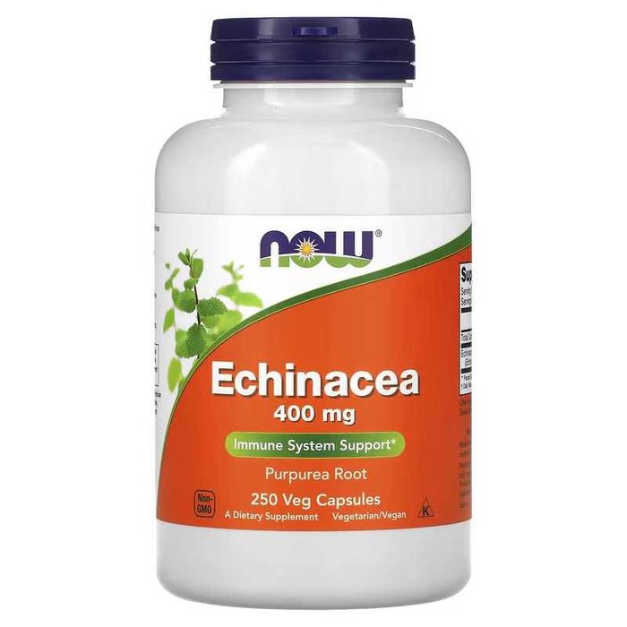 NOW Foods Echinacea эхинацея 400 мг