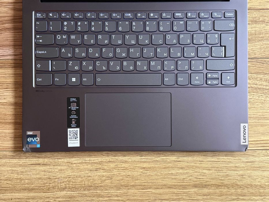 2.8k 90Hz Yoga 7 Slim Pro`Core i7-1260P/16GB DDR5/512GB SSD/Бат 10ч