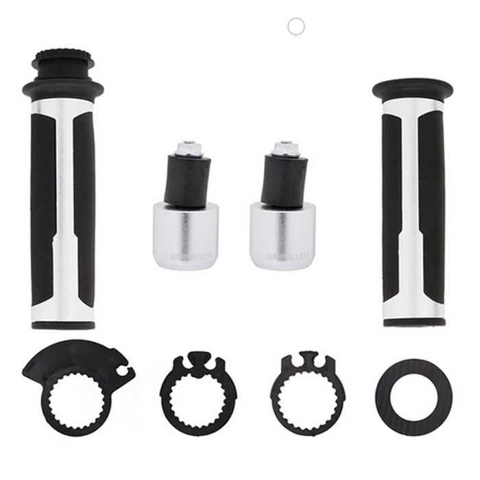 Дръжки за мотоциклет 281, Син, Червен, Черен и Сив