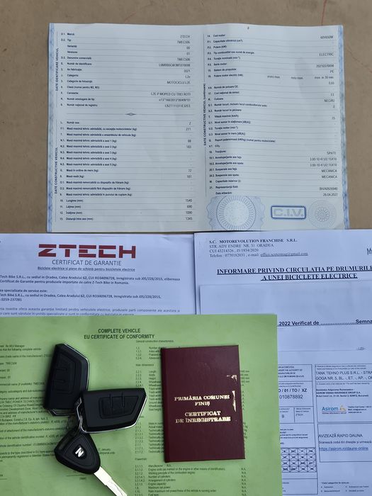 Tricicletă electrică 2 persoane
