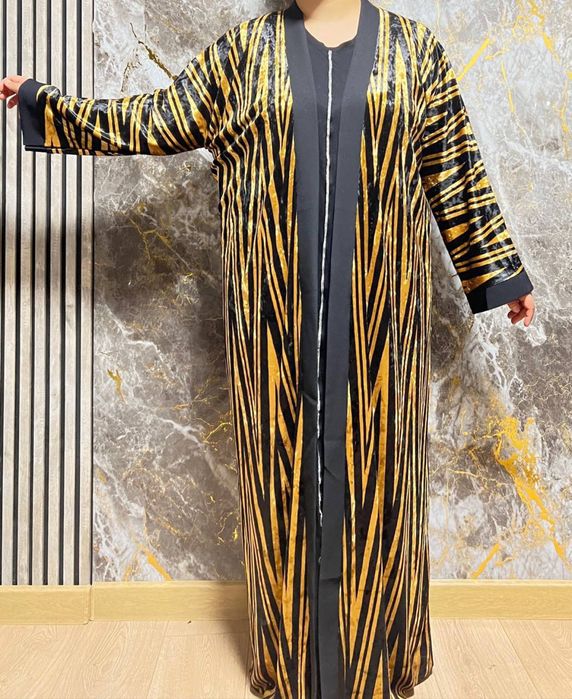 Абая кардиган база ууйлаги билан матоси лион