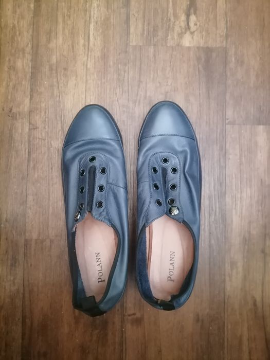 Женские кожаные лоферы