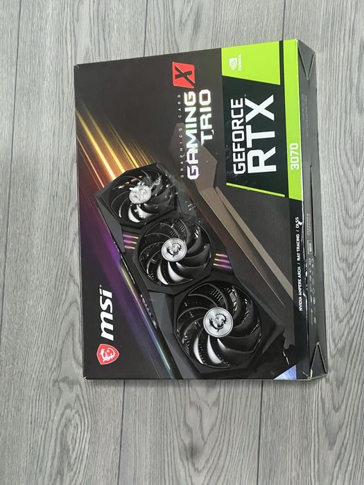 Vand placa video rtx 3070 msi gaming x trio