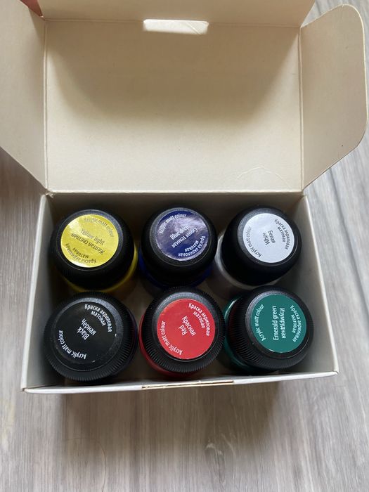 Акриловые матовые краски