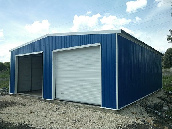 Vand garaje pe structura metalica 6 x 6