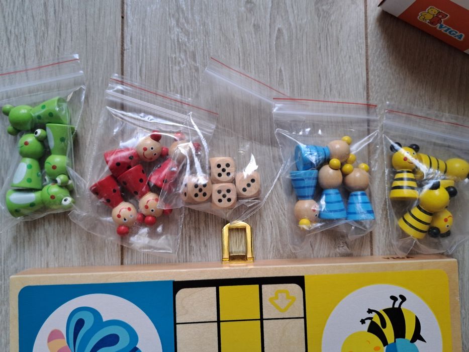 "Не се сърди човече" Viga toys и Блокче за рисуване с тебешир Jaq Bird